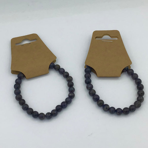 Iolite Beaded Bracelet