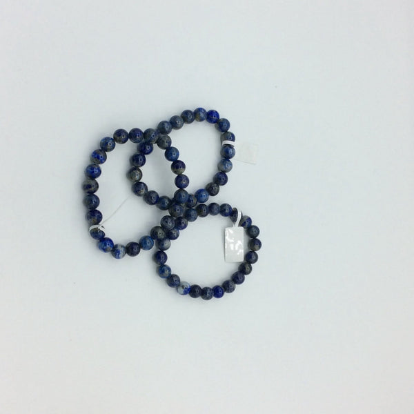 Lapis Beaded Bracelets (Round Bead)
