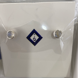 Sterling Silver Moonstone Stud