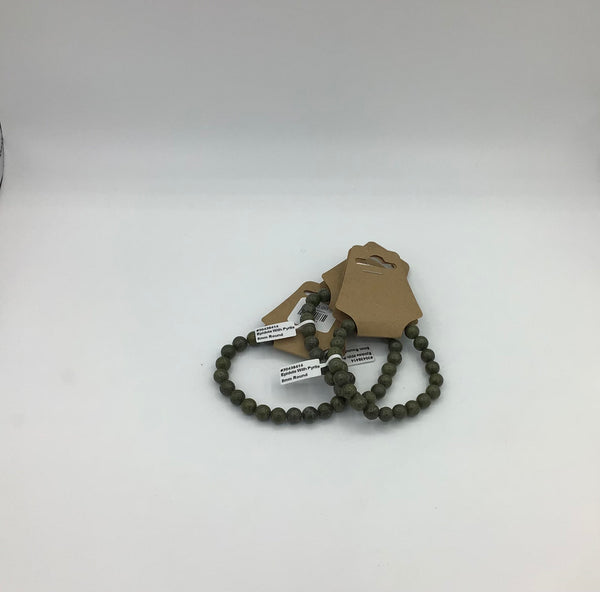 Epidote Beaded Bracelets