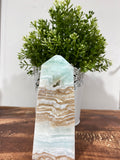Blue Aragonite Tower