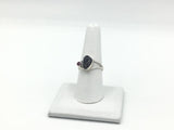 Shungite w/ Ruby Size 8 Sterling Silver Rings