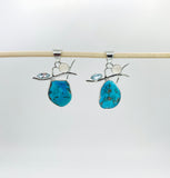 Designer Turquoise Pendants With Moonstone & Blue Topaz