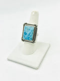 Larimar Size 8 Rings Sterling Silver