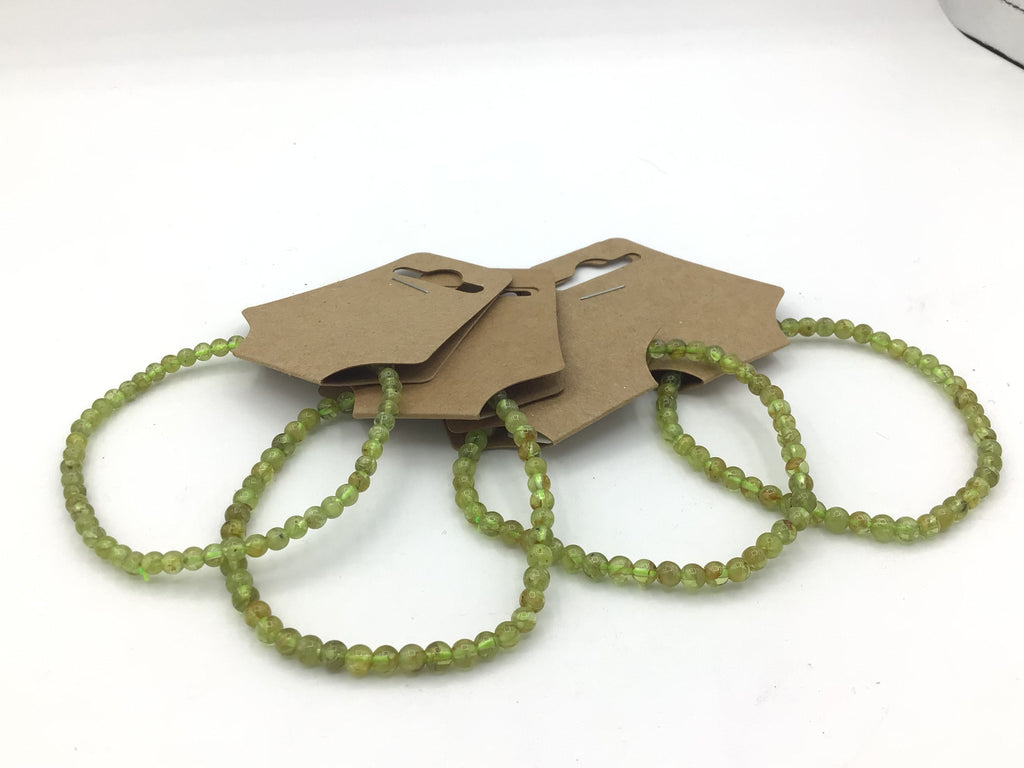 Peridot Beaded Bracelets 3-6 mm