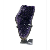 Amethyst On Metal Base Stand