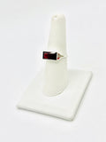 Garnet Size 8 Rings Sterling Silver
