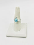 Larimar Size 10 Rings Sterling Silver