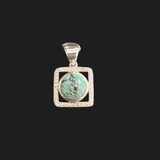 Studded Square Pendant