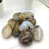 Agate With Dendrite Pebble