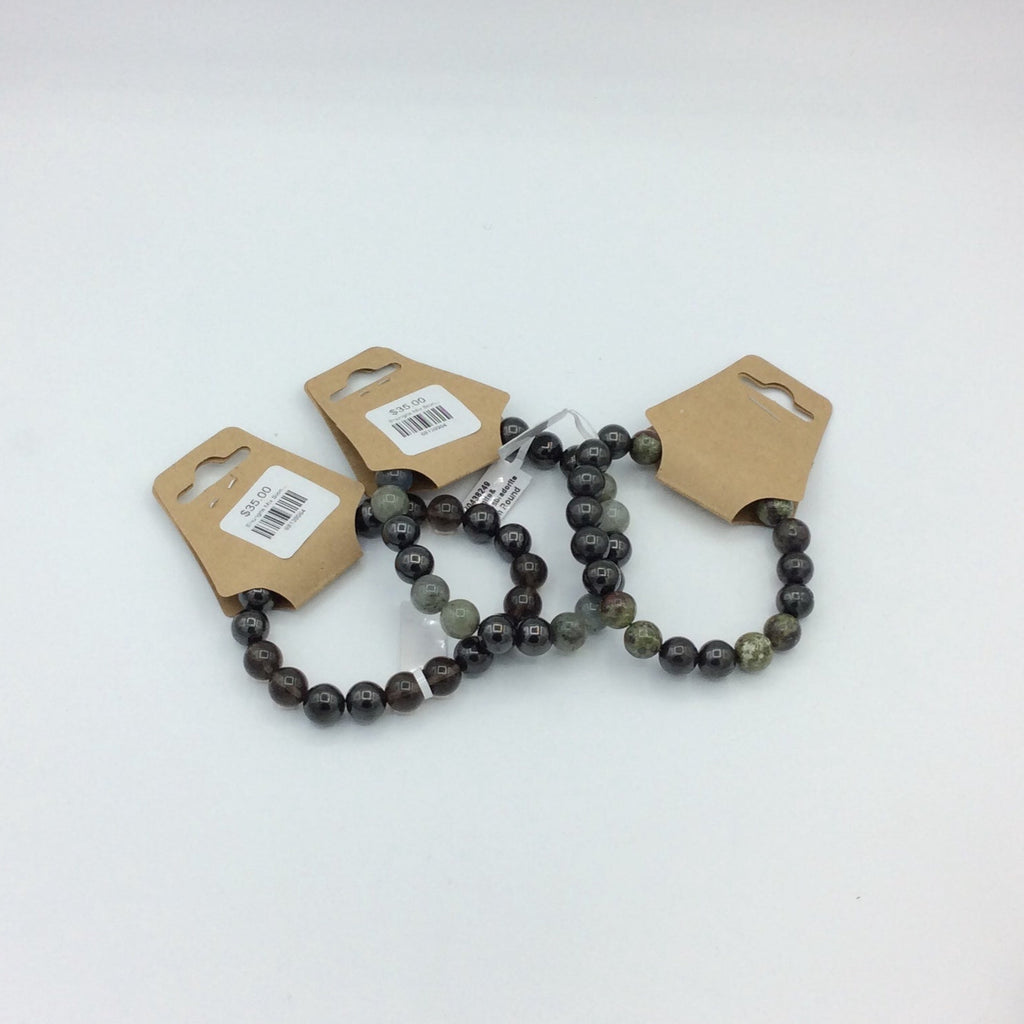 Shungite Mix Stone Beaded Bracelets 10 mm
