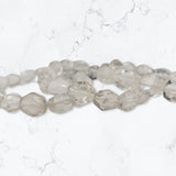 Clear Quartz Long Faceted Bracelets