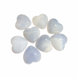 Blue Chalcedony Hearts