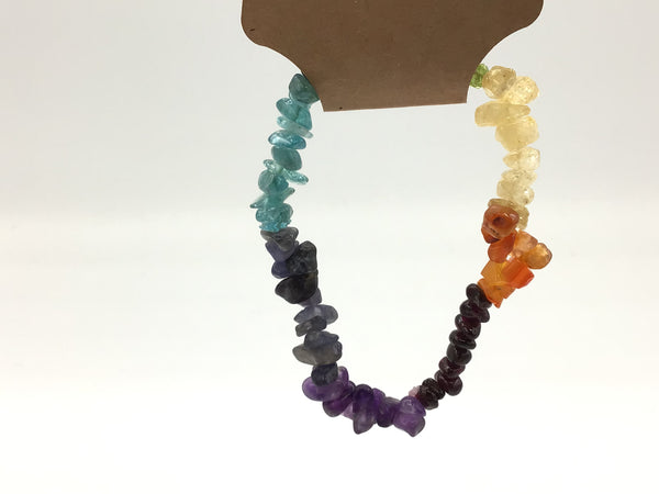 7 Chakra Chip Bracelets