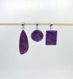 Purple Kingman Turquoise Pendant