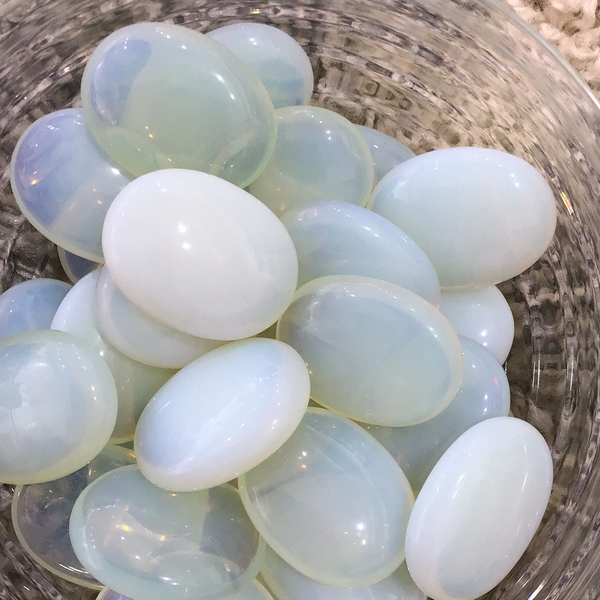 Opalite Palm Stone