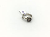 Smokey Quartz Size -6 Rings Sterling Silver