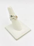 Rose Quartz Size-7 Rings Sterling Silver