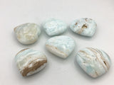 Blue Aragonite Hearts