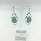 Rough Aquamarine earrings