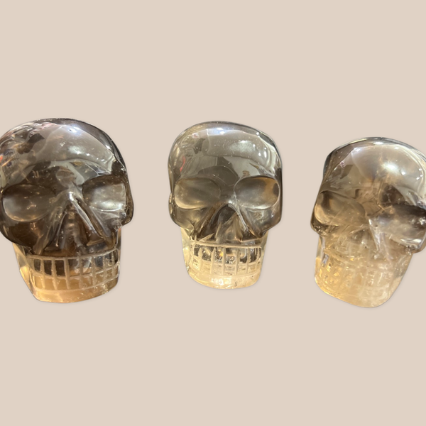 Skull Smoky Quartz