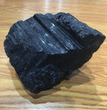 Black Tourmaline rough large specimen