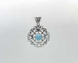 Silver Lace Pendants