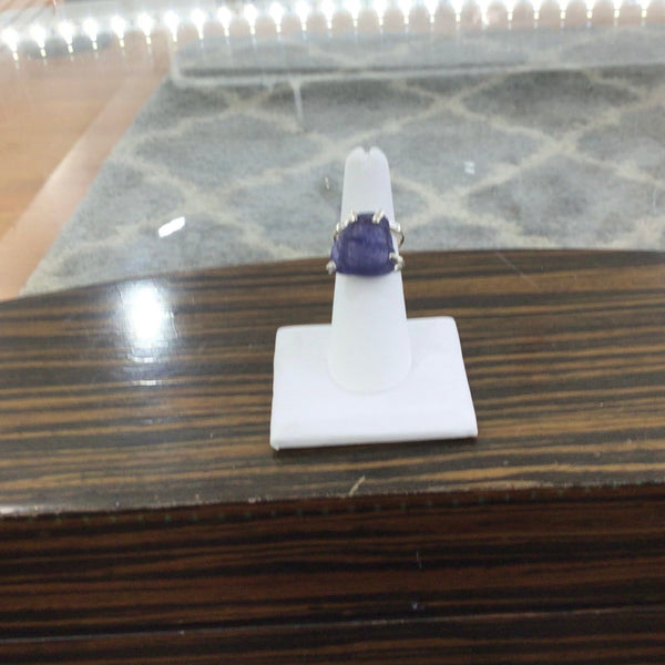 Tanzanite Ring Double Band