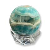 Blue Aragonite Sphere