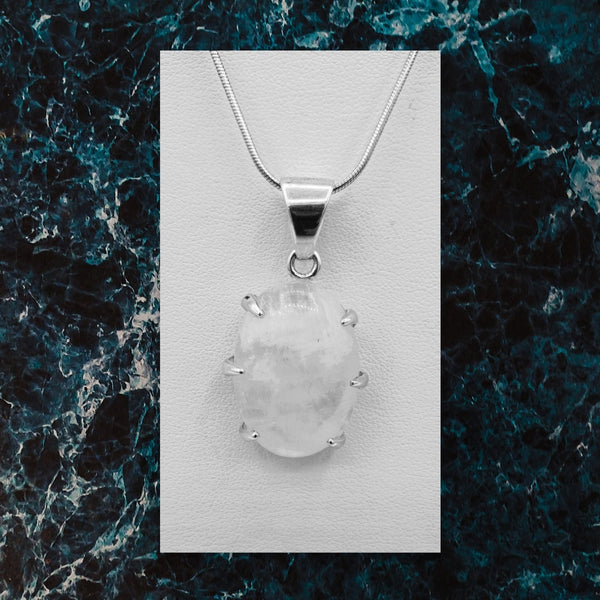 Moonstone Pendant Prong Setting