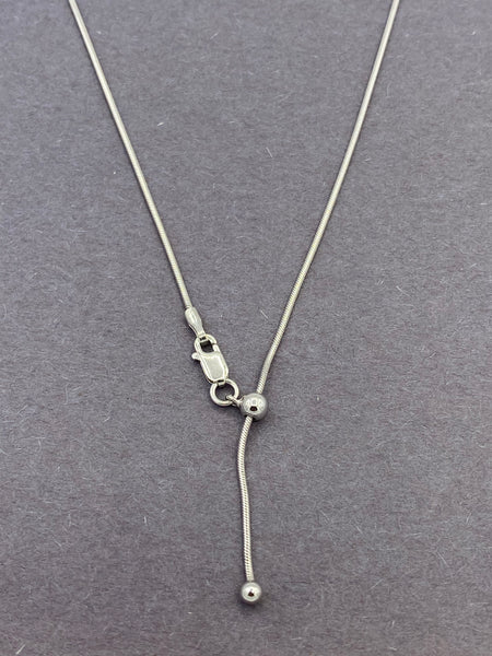 Sterling Silver Chain 24 in. (adjustable)