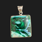 Sterling Silver Azurite Malachite Pendant