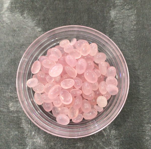Rose Quartz- irregular Egg Shape