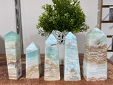 Blue Aragonite Tower