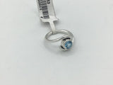 Blue Topaz Size 7 Rings Sterling Silver