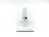 Garnet Size - 9 Rings Sterling Silver