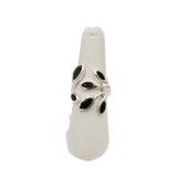 Black Onyx Size 7 Rings Sterling Silver