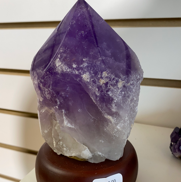 Amethyst Point Lamp