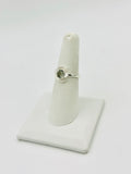 Green amethyst Size 7 Rings Sterling Silver