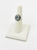 Rainbow moonstone Size 7 Rings Sterling Silver
