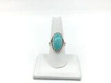 Turquoise Size 8 Sterling Silver Rings