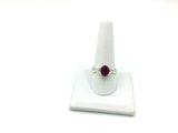 Garnet Size 10 Rings Sterling Silver