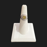 Citrine Size-6 Rings Sterling Silver