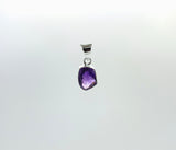 Faceted Amethyst Pendants