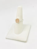 Rose Quartz Size 9 Rings Sterling Silver