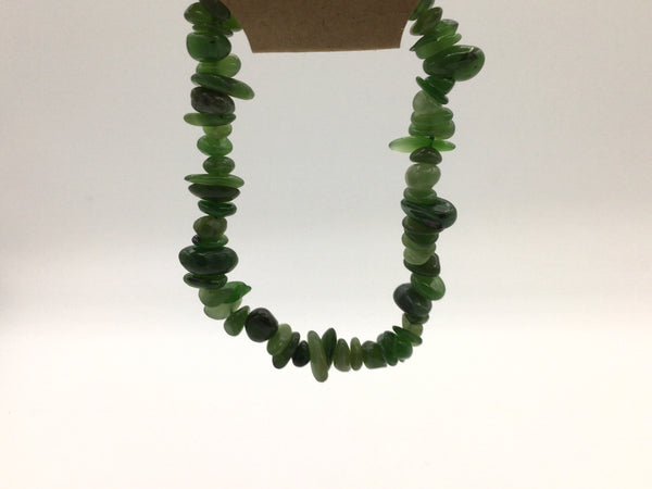 Canadian Green Jade Beaded Bracelet
