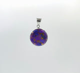 Purple Kingman Turquoise Pendant