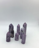 Lepidolite Standing Points