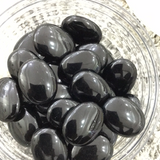 Black Obsidian Palm Stone