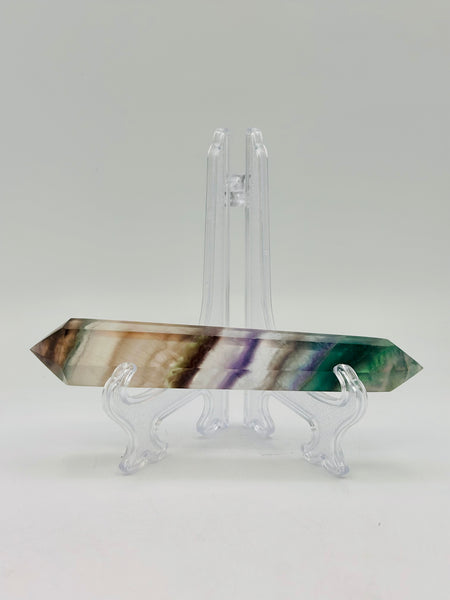 Rainbow Fluorite Double Terminated